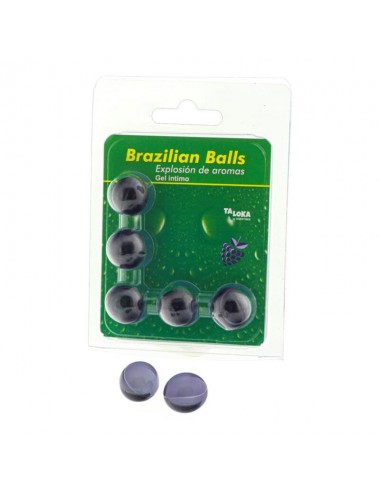 TALOKA - 5 BRAZILIAN BALLS BERRIES INTIMATE GEL