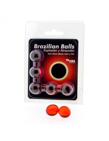 TALOKA - 5 BRAZILIAN BALLS HOT & COLD EFFECT EXCITING GEL