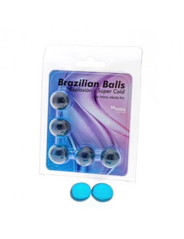 TALOKA - 5 BRAZILIAN BALLS COLD EFFECT EXCITING GEL