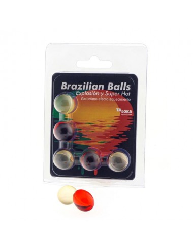 TALOKA - 5 BRAZILIAN BALLS SUPER HOT EFFECT EXCITING GEL