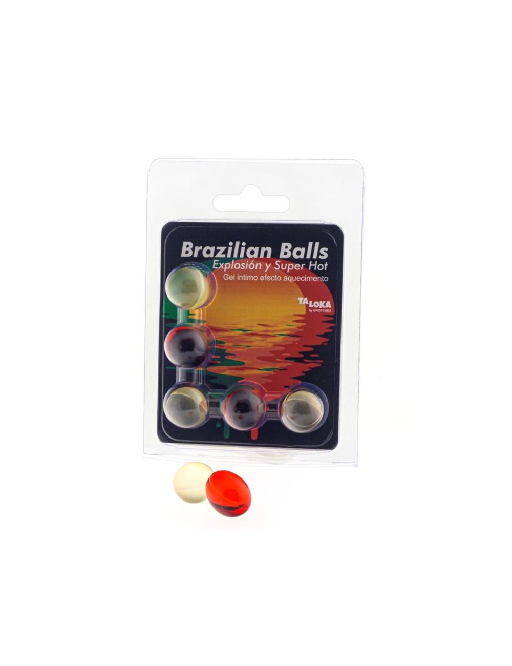 TALOKA - 5 BRAZILIAN BALLS SUPER HOT EFFECT EXCITING GEL TALOKA - 5 BRAZILIAN BALLS SUPER HOT EFFECT EXCITING GEL