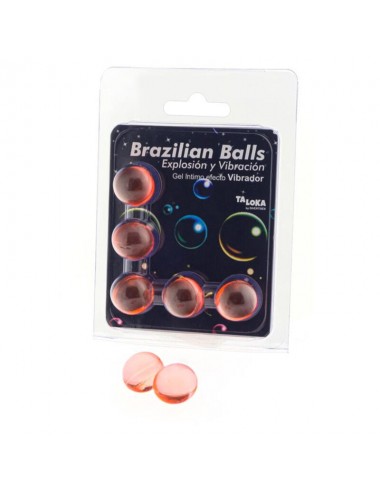 TALOKA - 5 BRAZILIAN BALLS VIBRATING EFFECT EXCITING GEL