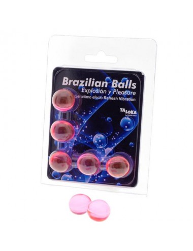 TALOKA - 5 BRAZILIAN BALLS REFRESH VIBRATING EFFECT EXCITING GEL