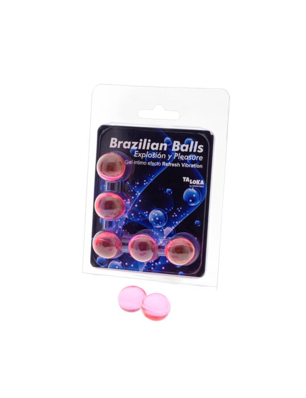 TALOKA - 5 BRAZILIAN BALLS REFRESH VIBRATING EFFECT EXCITING GEL TALOKA - 5 BRAZILIAN BALLS REFRESH VIBRATING EFFECT EXCITING GEL