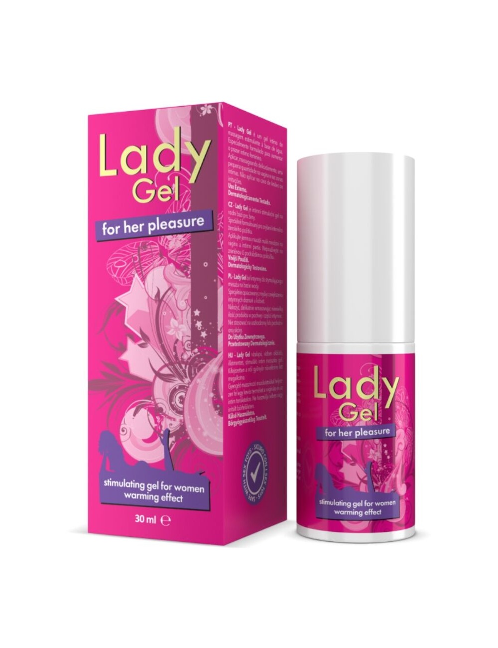 LADY GEL FOR GER PLEASURE GEL STIMULATING GEL WARMING EFFECT 30 ML LADY GEL FOR GER PLEASURE GEL STIMULATING GEL WARMING EFFECT 30 ML