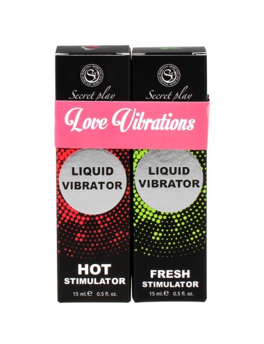 SECRETPLAY LIQUID VIBRATOR - LOVE VIBRATIONS PACK