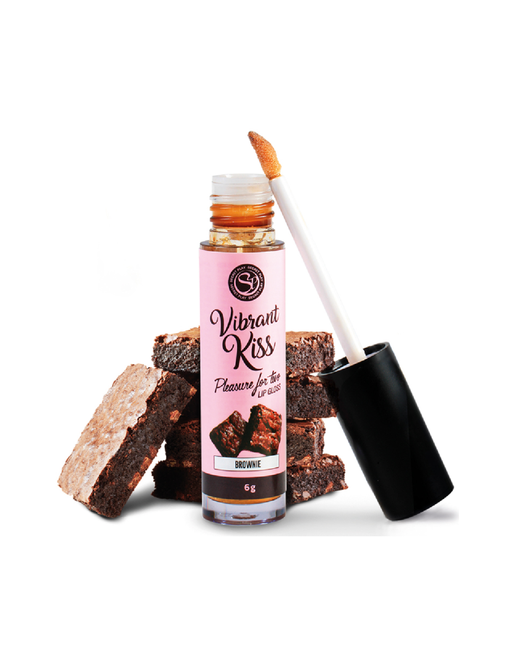 SECRETPLAY LIP GLOSS VIBRANT KISS - BROWNIE SECRETPLAY LIP GLOSS VIBRANT KISS - BROWNIE