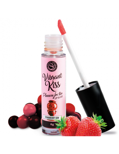 SECRETPLAY LIP GLOSS VIBRANT KISS STRAWBERRY GUM