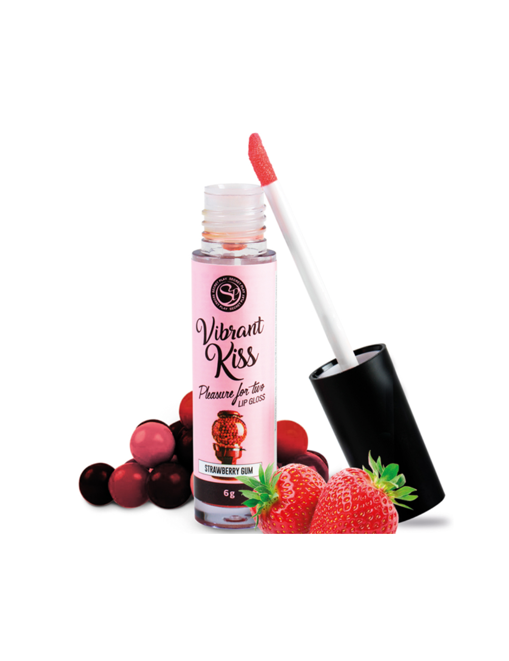 SECRETPLAY LIP GLOSS VIBRANT KISS STRAWBERRY GUM SECRETPLAY LIP GLOSS VIBRANT KISS STRAWBERRY GUM