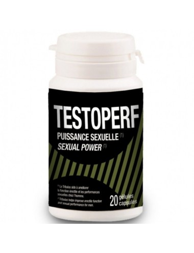 TESTOPERF SEXUAL POTENCY AND TESTOSTERONE 20 CAPSULES