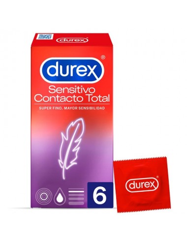 SENSITIVE DUREX CONTACT TOTAL 6 UNITS