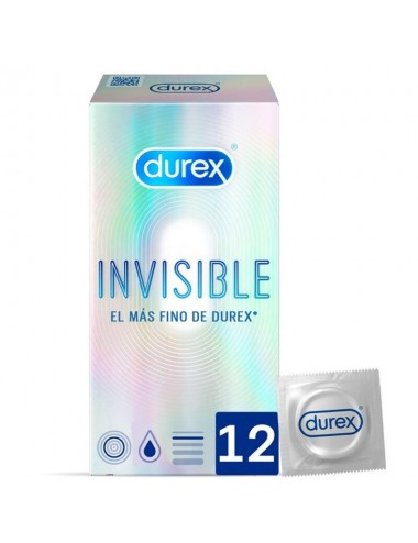 DUREX INVISIBLE EXTRA THIN 12 UDS