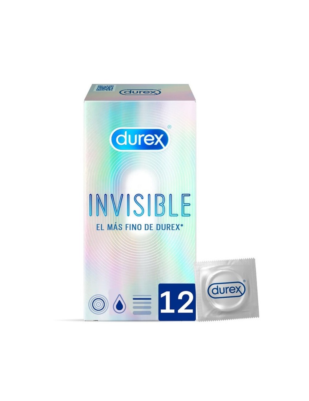 DUREX INVISIBLE EXTRA THIN 12 UDS