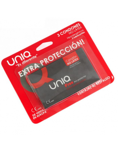 UNIQ FREE LATEX WITH RING  3UDS