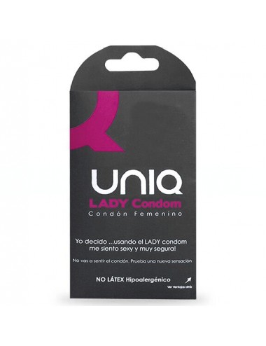 UNIQUE LADY CONDOM FRE LATEX 3 UDS
