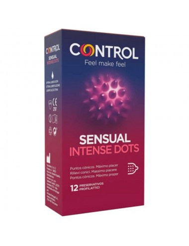 CONTROL SPIKE CONDOMS WITH CONICAL POINTS 12 UNITS