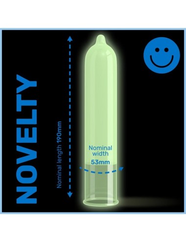 THROUGH GLOW IN THE DARK 12 UNITS