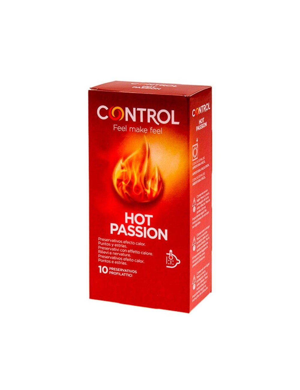 CONTROL HOT PASSION WARMING EFFECT 10 UNITS CONTROL HOT PASSION WARMING EFFECT 10 UNITS
