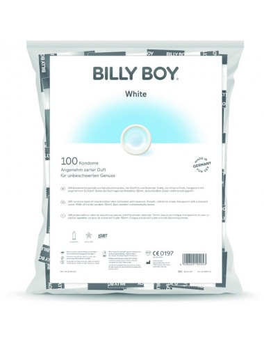 BILLYBOY WHITE CONDOMS BAG 100 UNITS