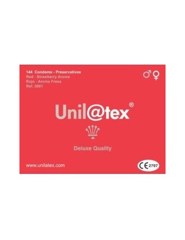 UNILATEX RED / STRAWBERRY PRESERVATIVES 144 UNITS