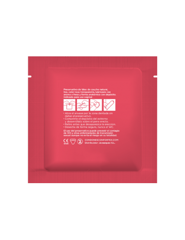 CONFORTEX STRAWBERRY CONDOM 144 UNITS