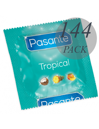 THROUGH CONDOMS TROPICAL FLAVORS 144 UNITS