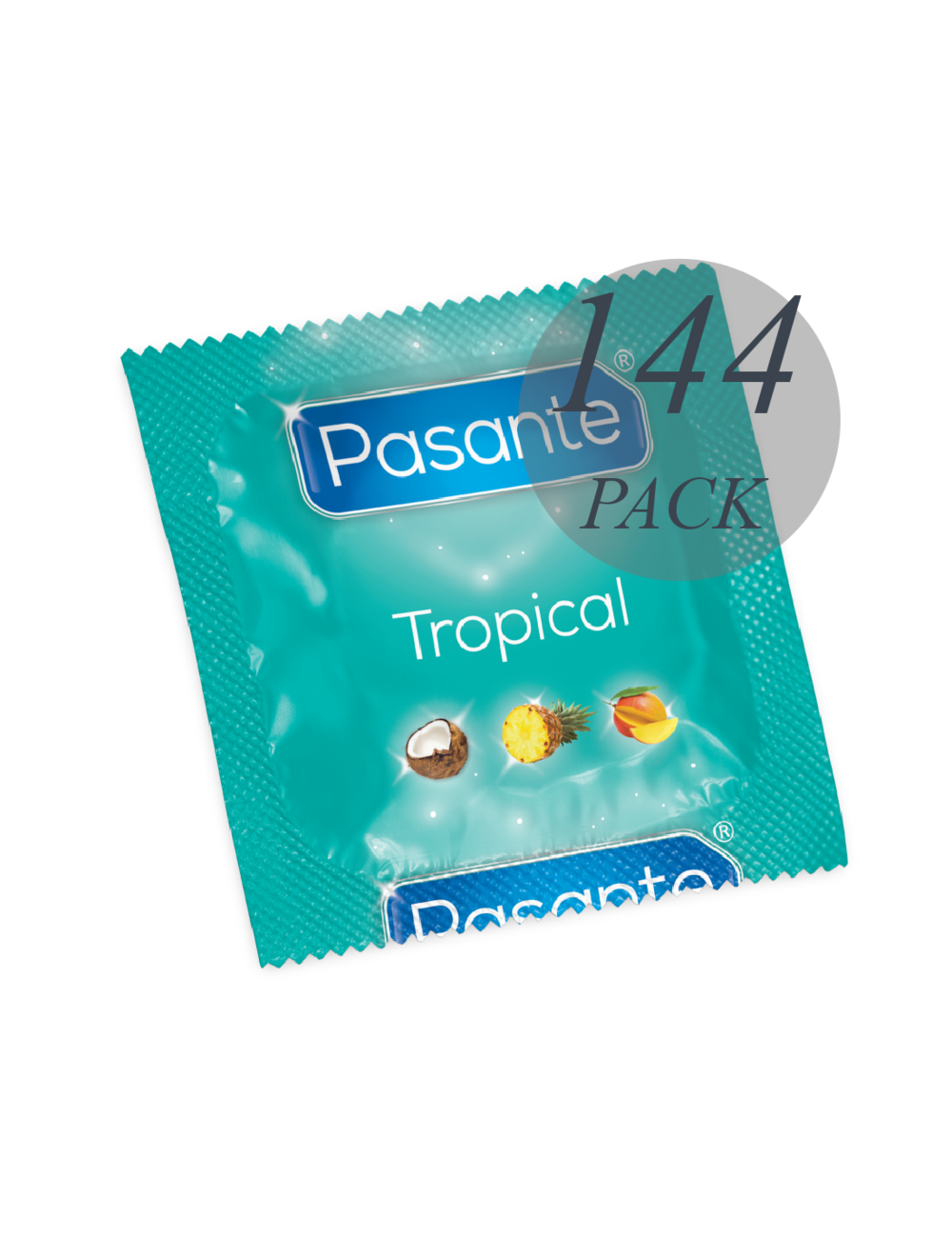 PASANTE CONDOMS TROPICAL BAG 144 UNITS PASANTE CONDOMS TROPICAL BAG 144 UNITS