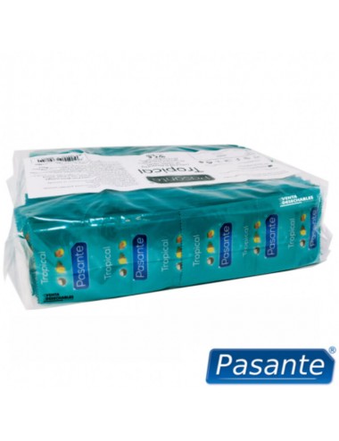PASANTE CONDOMS TROPICAL BAG 144 UNITS