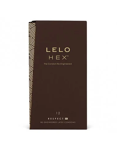 LELO HEX CONDOMS RESPECT XL 12 PACK