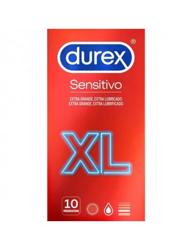 DUREX SENSITIVE XL CONDOMS 10 UNITS