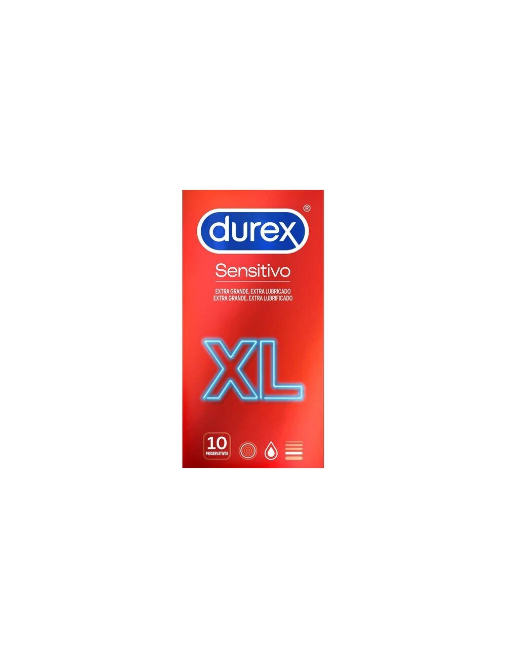 DUREX SENSITIVE XL CONDOMS 10 UNITS