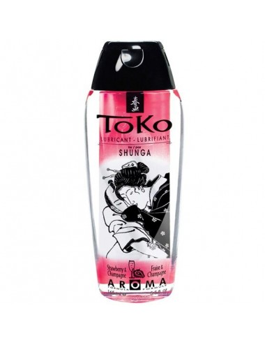 SHUNGA TOKO AROMA LUBRICANT STRAWBERRY AND CHAMPAGNE