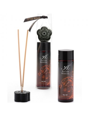EXTASE SENSUEL HOT OIL CHOCOLAT-ORANGE 100ML