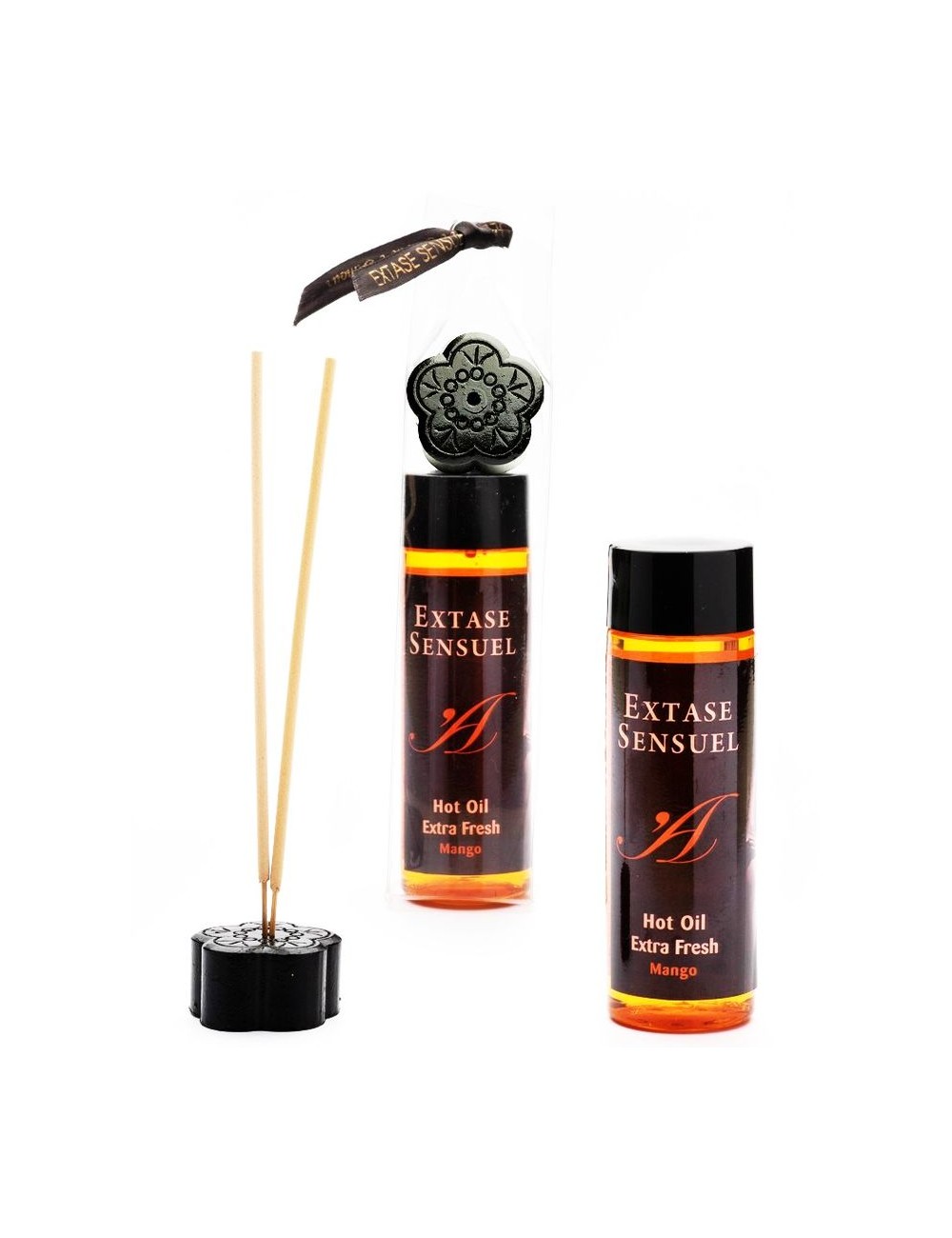 EXTASE SENSUEL HOT OIL EXTRA FRESH MANGO 100 ML EXTASE SENSUEL HOT OIL EXTRA FRESH MANGO 100 ML