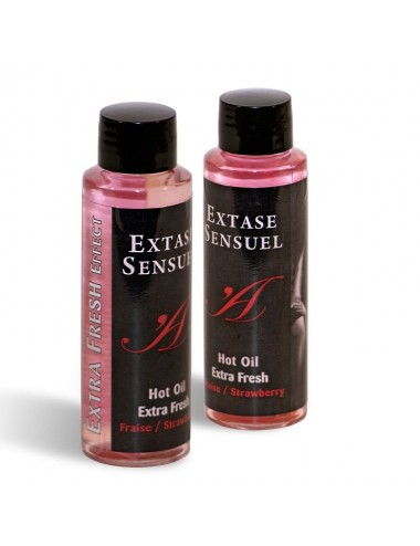 EXTASE SENSUEL HOT OIL EXTRA FRESH STRAWBERRY 100ML