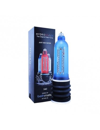 BATHMATE HYDROMAX X40 PENIS PUMP BRILLIANT BLUE