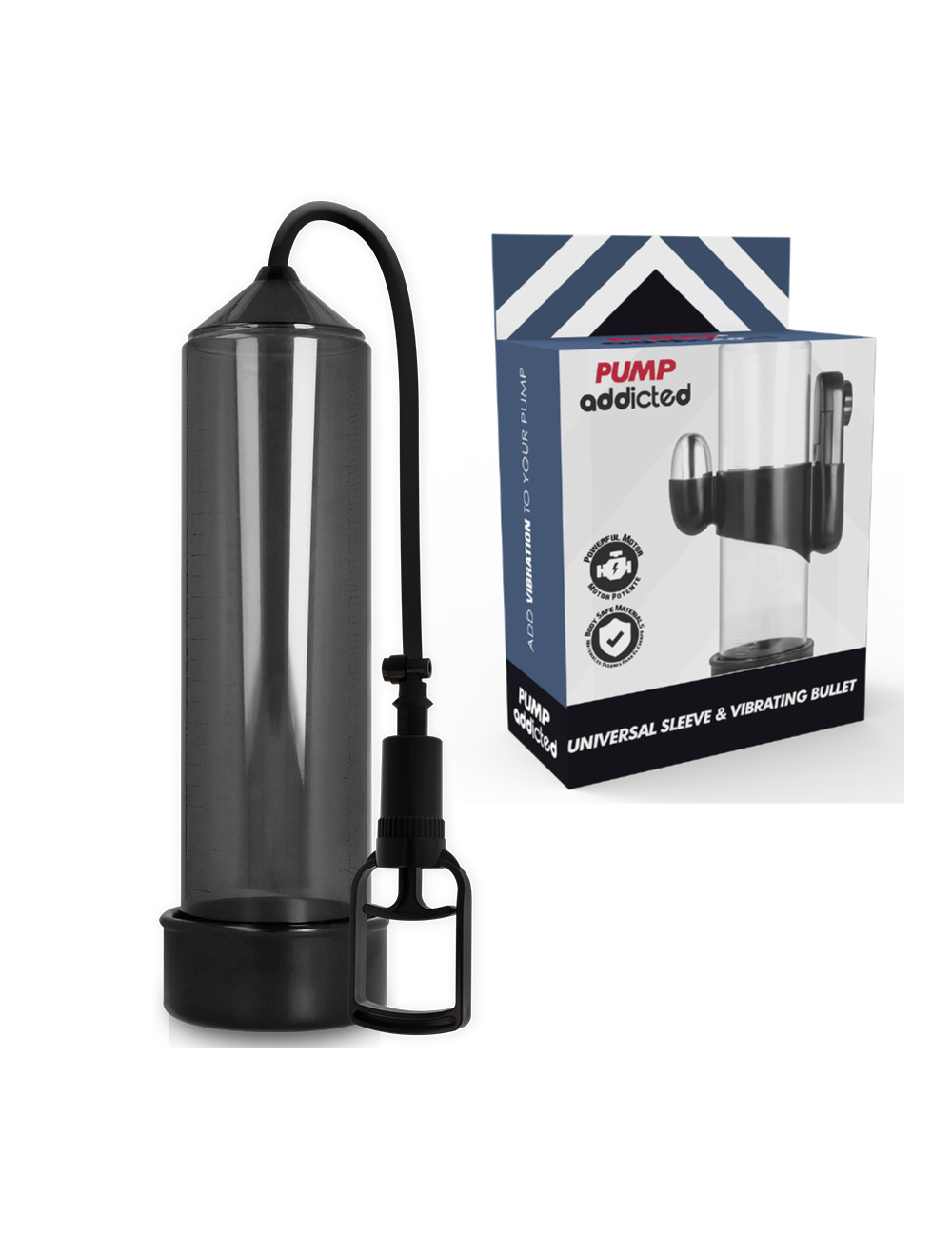 PUMP ADDICTED RX7 BLACK VIBRATOR PUMP ADDICTED RX7 BLACK VIBRATOR
