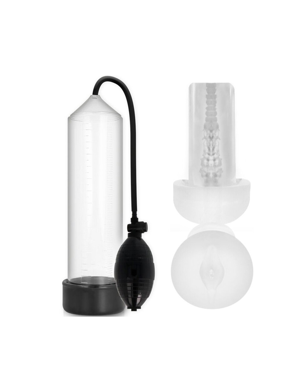 PUMP ADDICTED RX3 TRANSPARENT WITH PLEASURE SLEEVE PUMP ADDICTED RX3 TRANSPARENT WITH PLEASURE SLEEVE