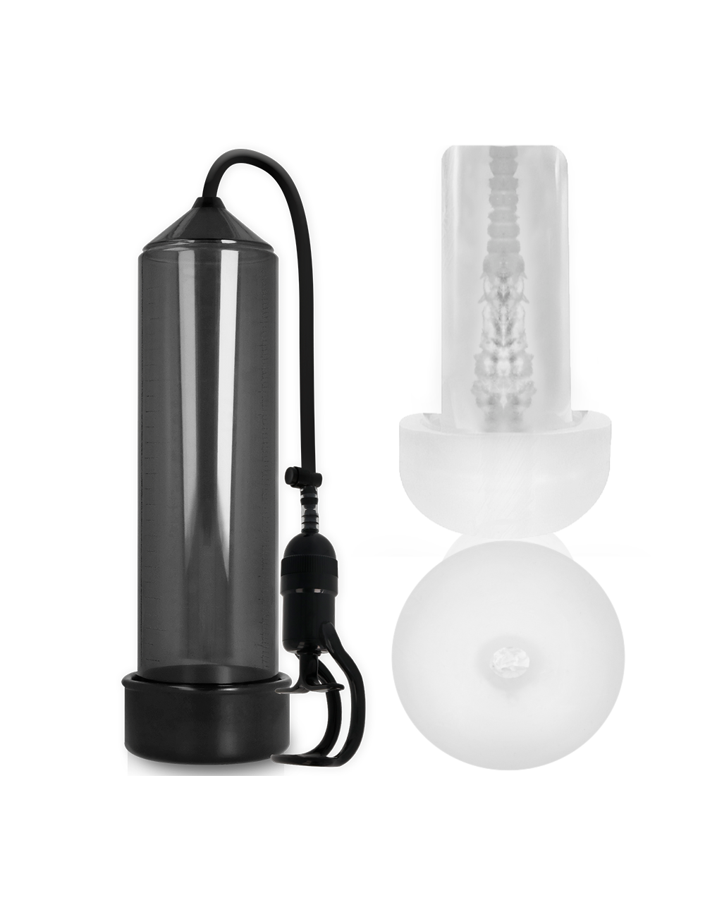 PUMP ADDICTED RX5 BLACK WITH MASTURBATOR