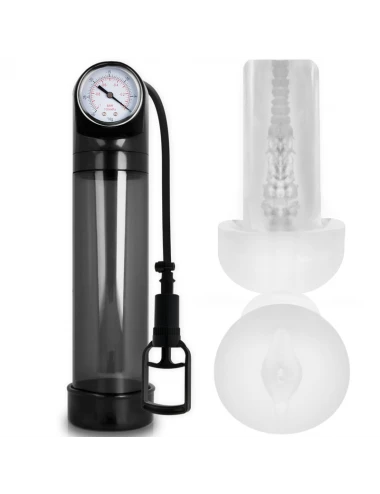 PUMP ADDICTED RX9 BLACK WITH MASTURBATOR