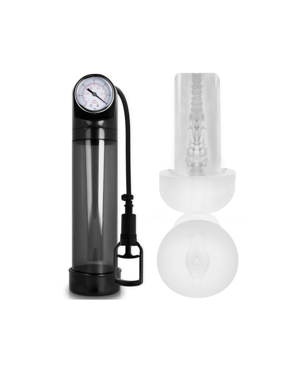 PUMP ADDICTED RX9 BLACK WITH MASTURBATOR