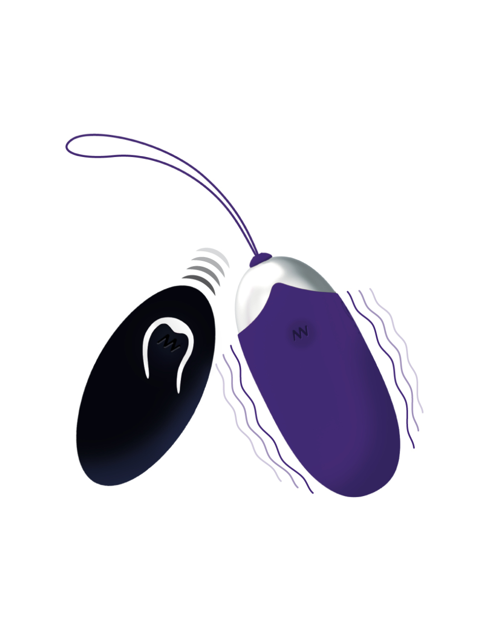 INTENSE FLIPPY II VIBRATING EGG WITH REMOTE CONTROL PURPLE INTENSE FLIPPY II VIBRATING EGG WITH REMOTE CONTROL PURPLE