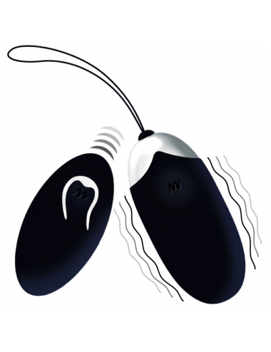 INTENSE FLIPPY II  VIBRATING EGG WITH REMOTE CONTROL BLACK