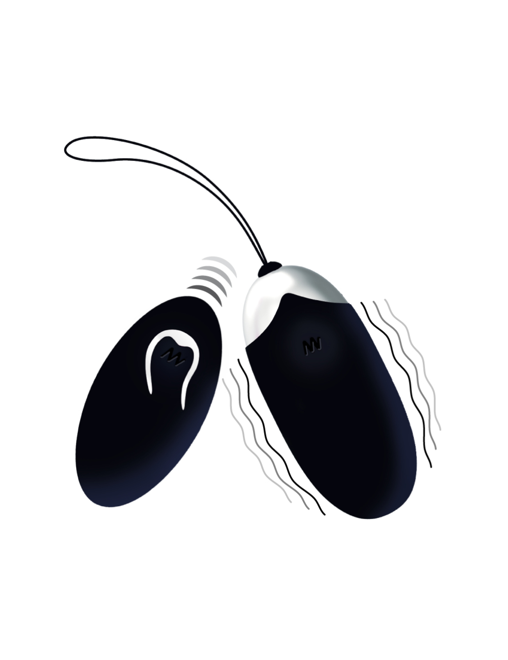 INTENSE FLIPPY II VIBRATING EGG WITH REMOTE CONTROL BLACK INTENSE FLIPPY II VIBRATING EGG WITH REMOTE CONTROL BLACK