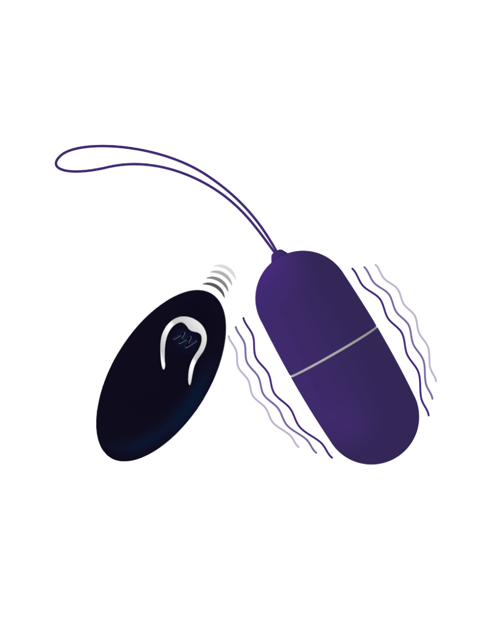 INTENSE FLIPPY I VIBRATING EGG WITH REMOTE CONTROL PURPLE INTENSE FLIPPY I VIBRATING EGG WITH REMOTE CONTROL PURPLE