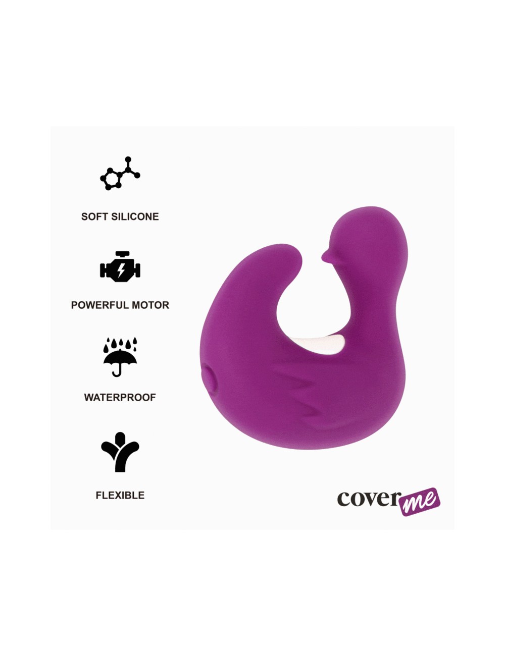 COVERME VIBRATOR DUCKYMANIA PURPLE COVERME VIBRATOR DUCKYMANIA PURPLE