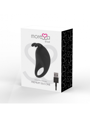MORESSA BRAD PREMIUM SILICONE RECHARGEABLE BLACK