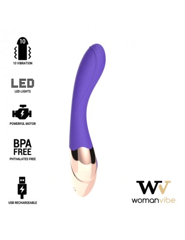 WOMANVIBE SUNNY SILICONE RECHARGEABLE VIBRATOR