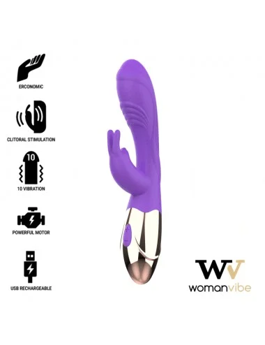 WOMANVIBE VIORA SILICONE RECHARGEABLE VIBRATOR