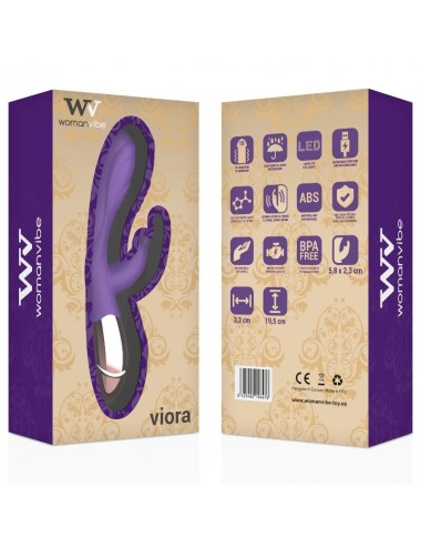 WOMANVIBE VIORA SILICONE RECHARGEABLE VIBRATOR